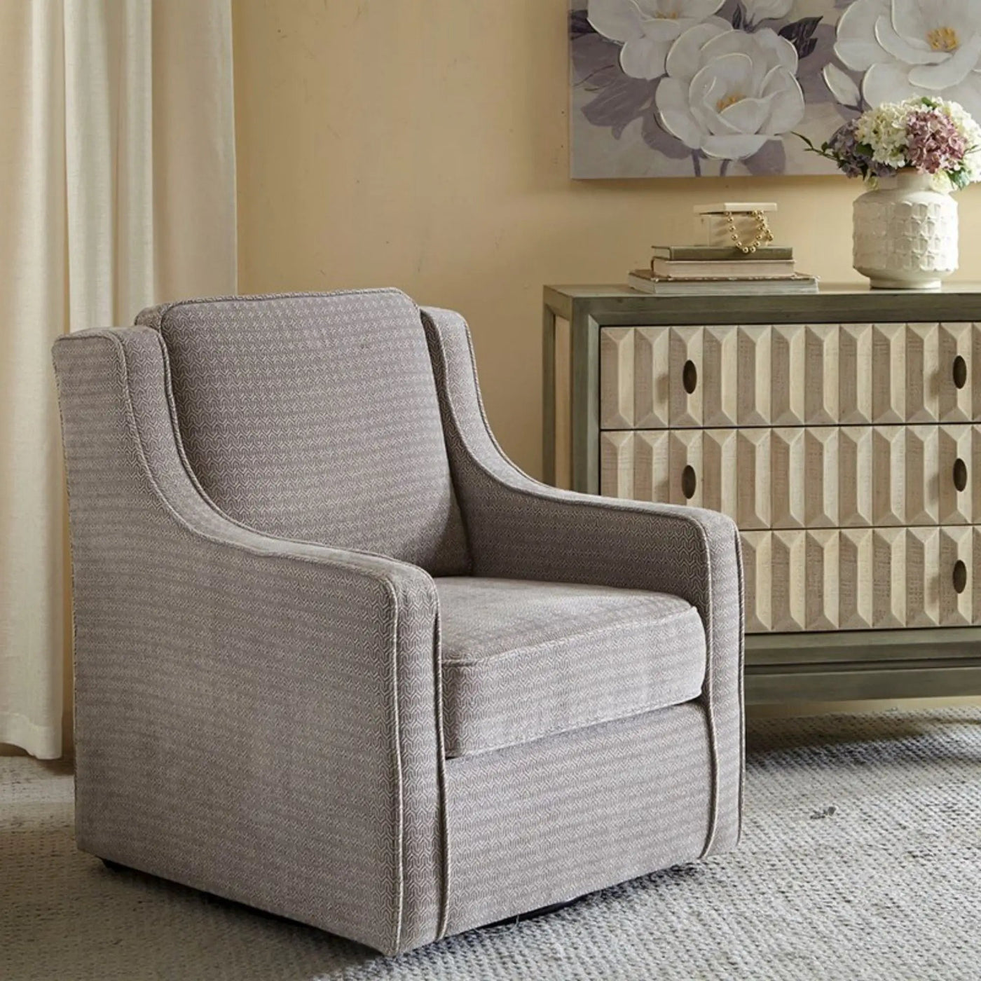 Swivel Chair With 360 Degree Rotation by Unique Piece Furniture
