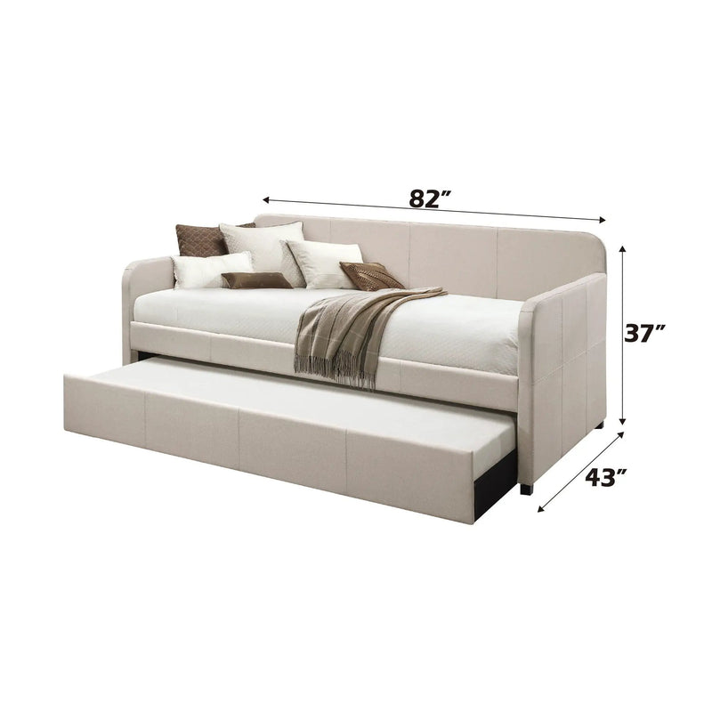 Jagger - Twin Daybed With Trundle - Fog by Unique Piece Furniture