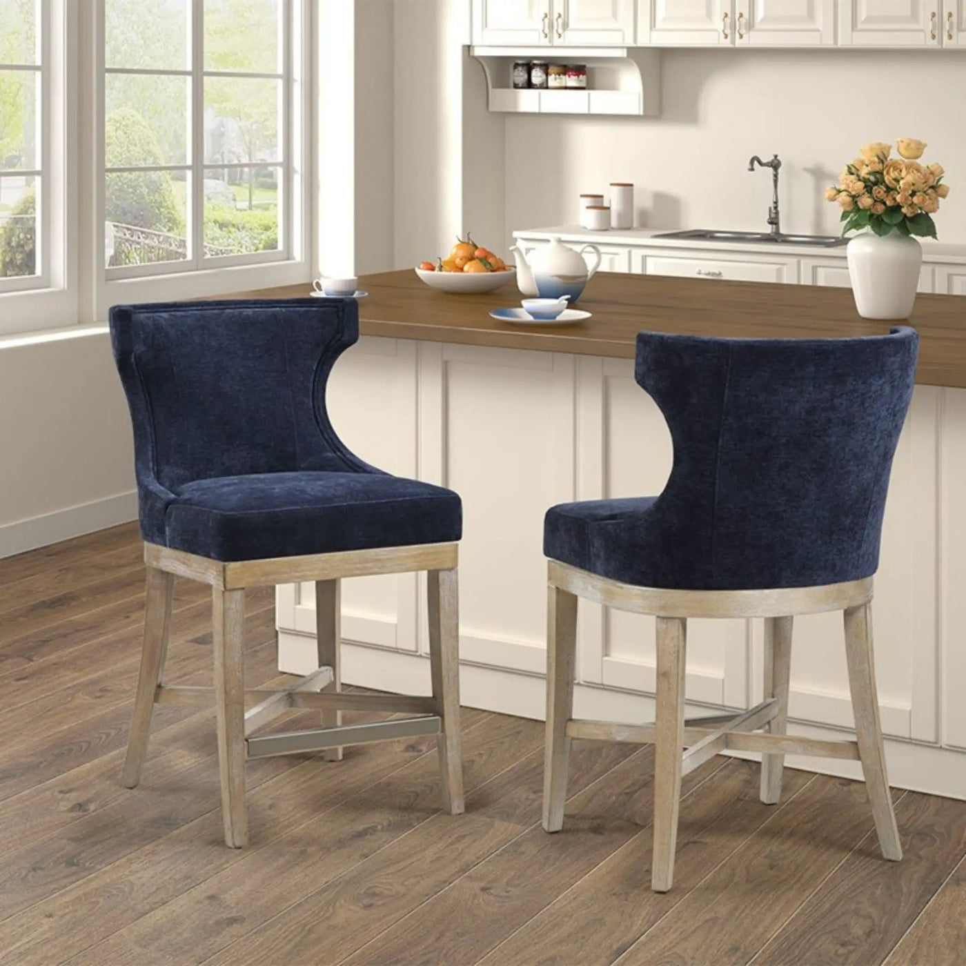 Carson - Counter Stool With Swivel Seat by HouseOfZazla