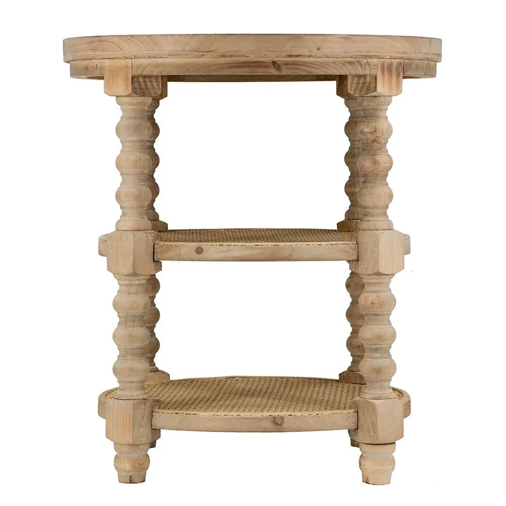 Round 3 Tiered Side Tabel, End Tabel For Lving Room Bedroom Entryway by HouseOfZazla