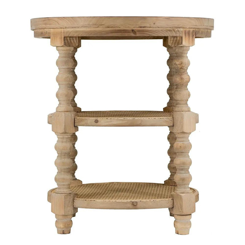 Round 3 Tiered Side Tabel, End Tabel For Lving Room Bedroom Entryway by Unique Piece Furniture