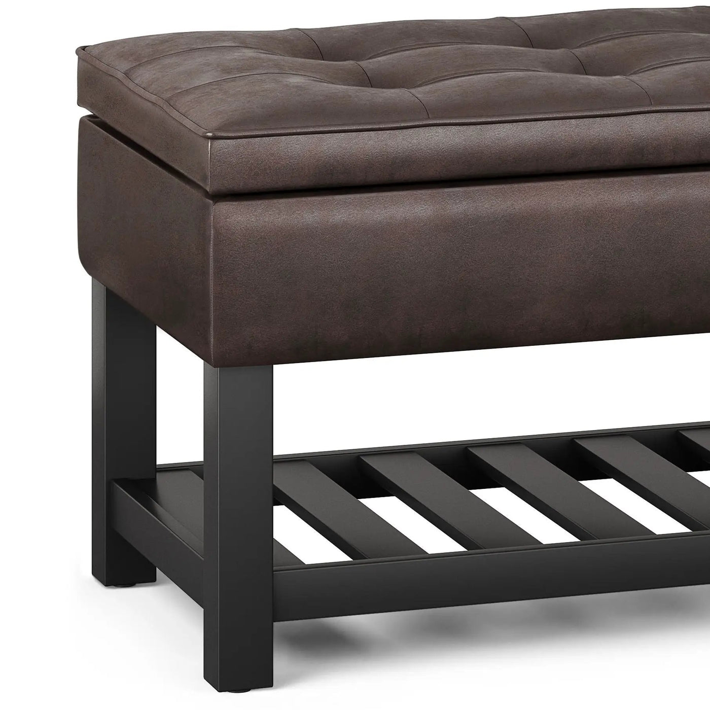 Cosmopolitan - Storage Ottoman Bench With Open Bottom by Unique Piece Furniture