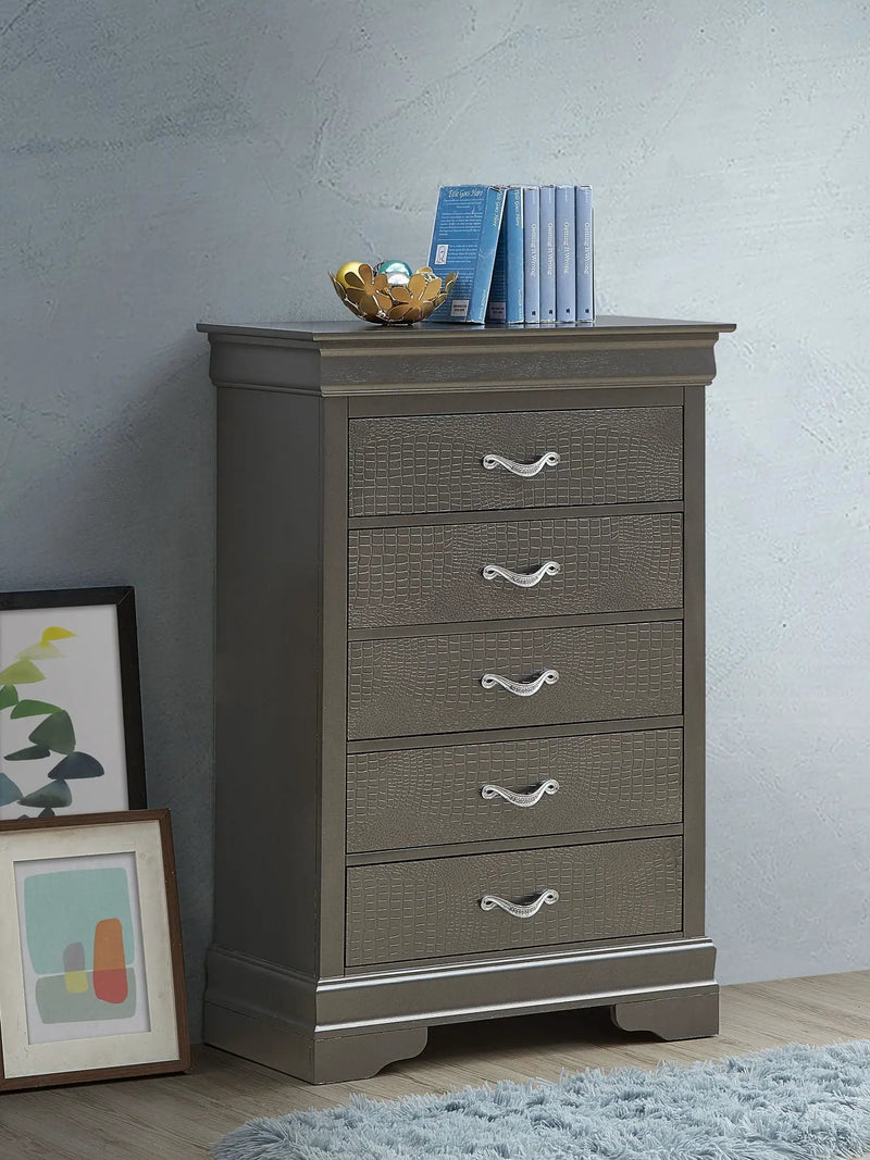 Chest - Metal Black by Unique Piece Furniture