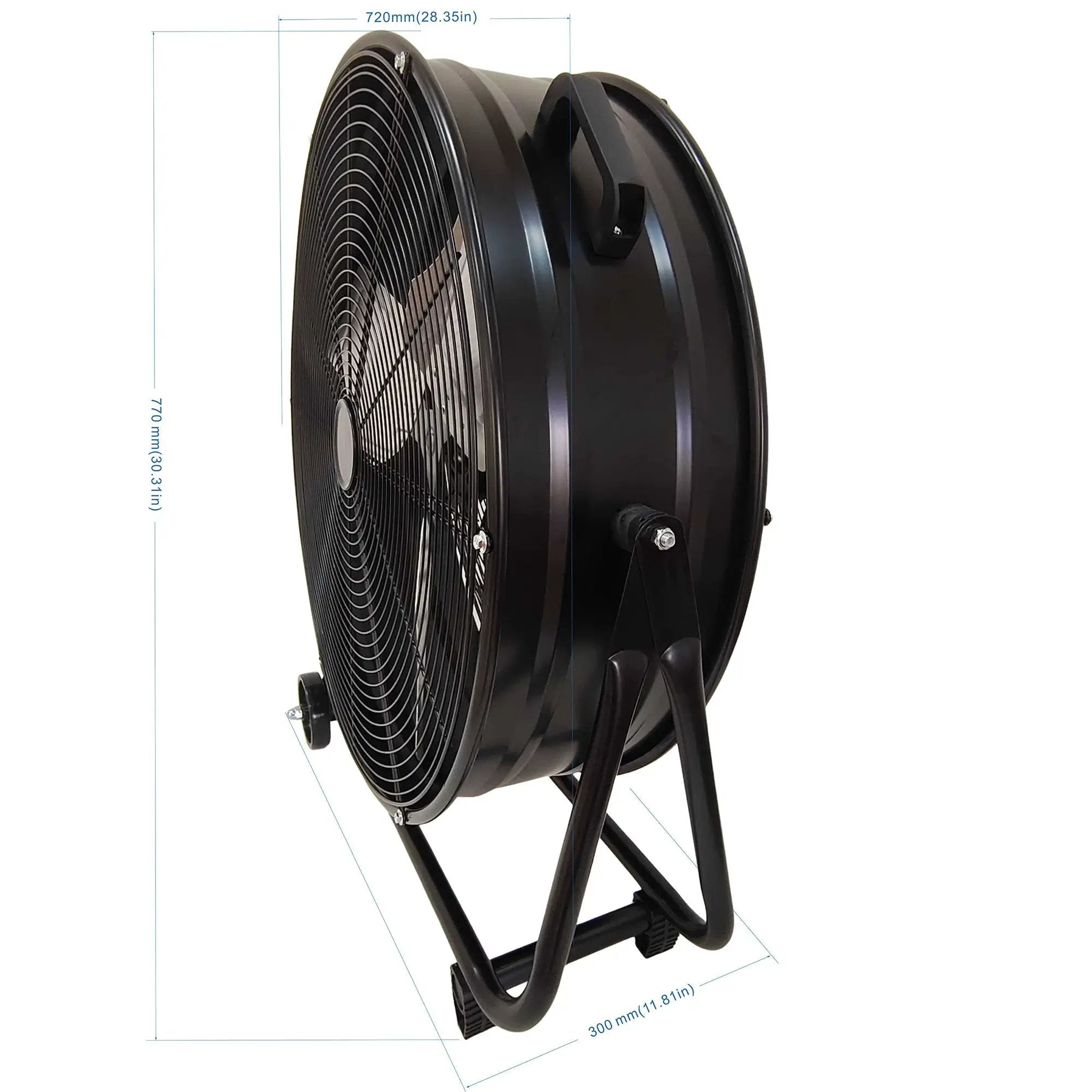 24 Inch Heavy Duty Metal Industrial Drum Fan by HouseOfZazla
