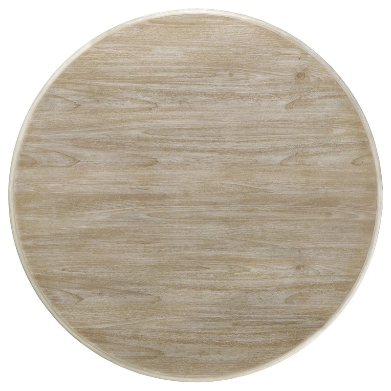 Trofello 5-piece Round Dining Table Set White Washed by Unique Piece Furniture