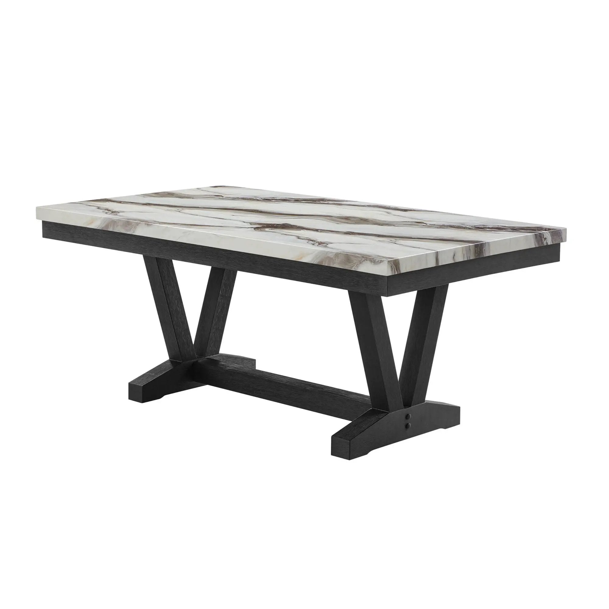 Panda Oceanic - Dining Table And Chairs Set - Black by Unique Piece Furniture