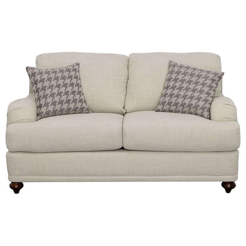 Anderson - 2 Piece Cushion Back Living Room Set - Gray