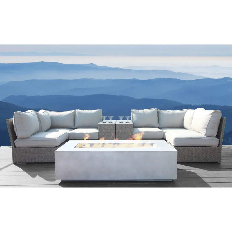 Outdoor Elegance Conversation Set With Fire Pit by Unique Piece Furniture