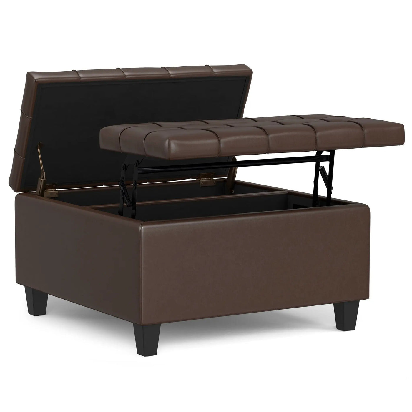 Harrison - Large Coffee Table Storage Ottoman by HouseOfZazla