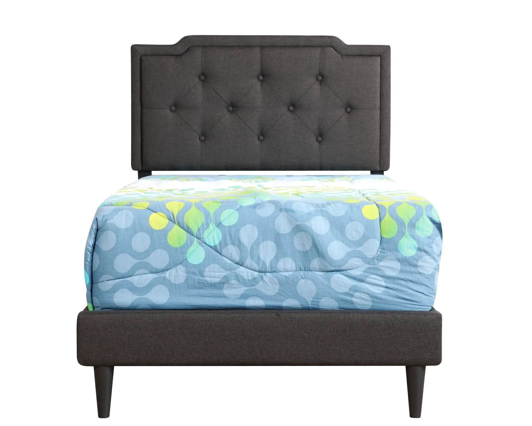 Button Tufted Bed Charming For Cozy Spaces by Unique Piece Furniture