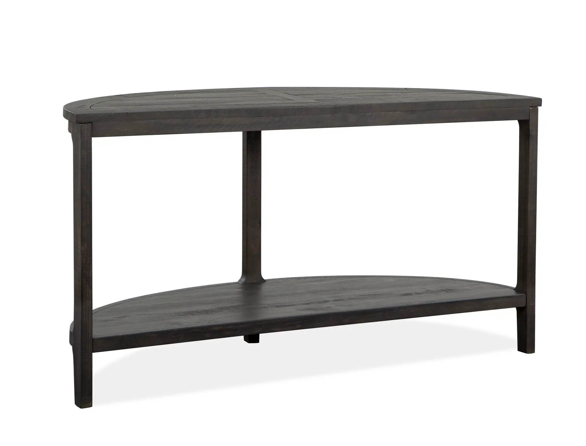 Boswell - Demilune Sofa Table - Peppercorn by Unique Piece Furniture