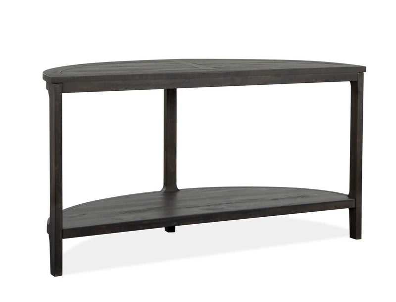Boswell - Demilune Sofa Table - Peppercorn by Unique Piece Furniture