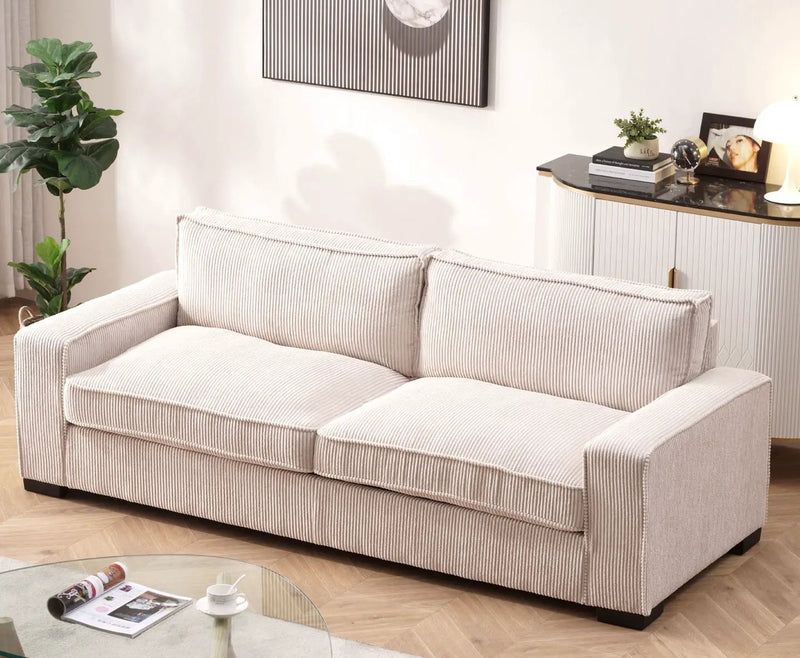 Luxe - Sofa With Sleek Design, Spacious And Comfortable 3 Seater Couch by HouseOfZazla