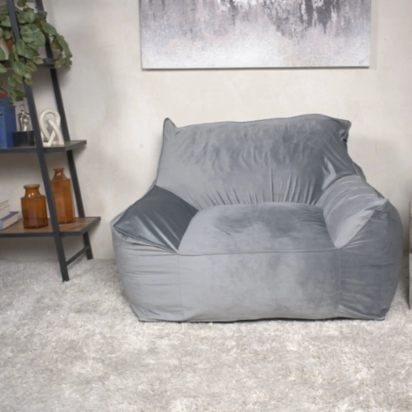 Allea - Bean Bag Chair With Armrests by HouseOfZazla