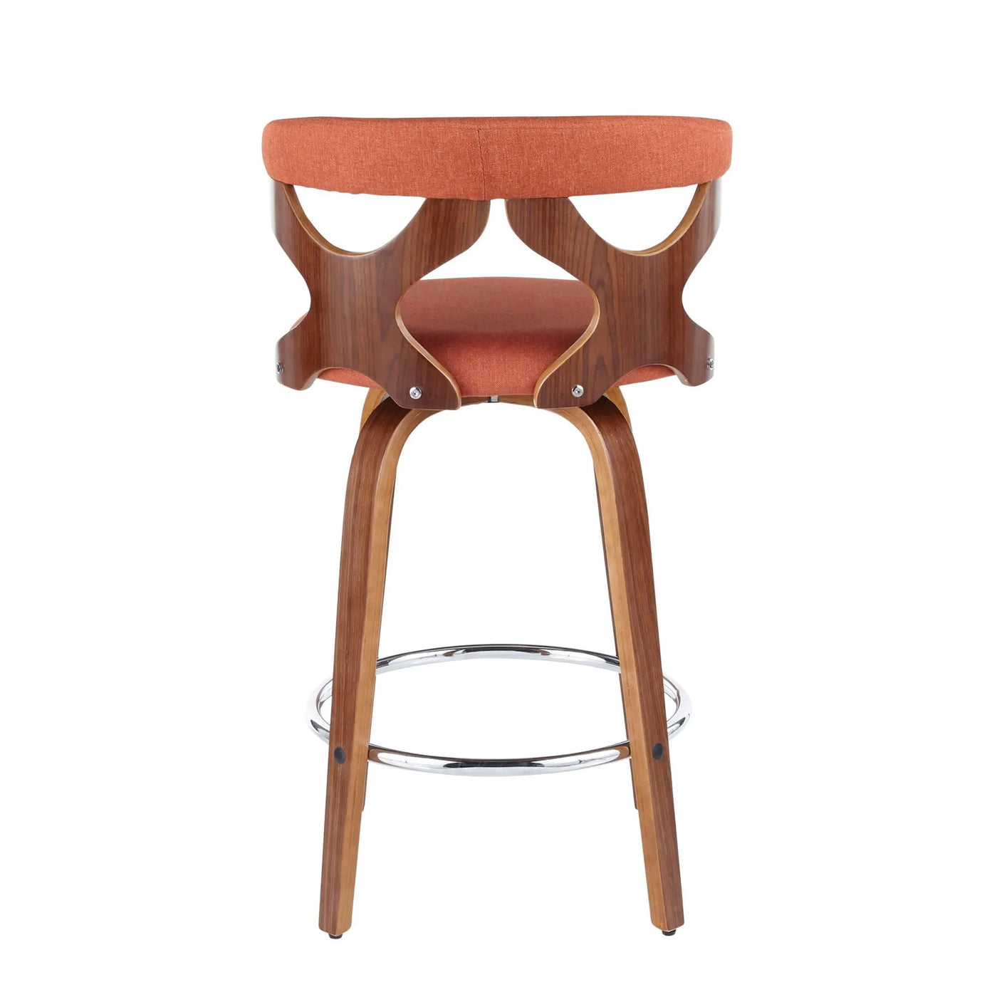 Gardenia - Mid Century Modern Fixed Height Counter Stool With Swivel (Set of 2) by HouseOfZazla