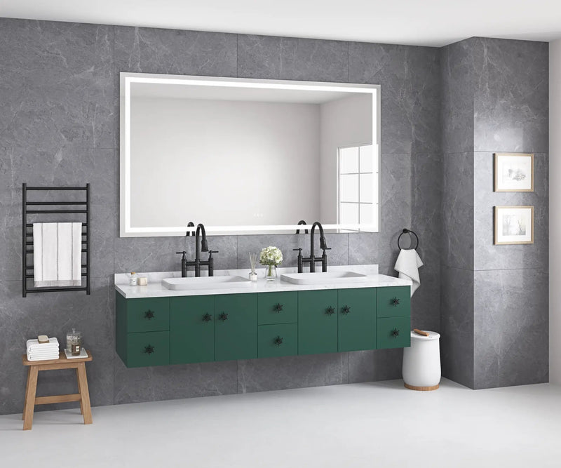 84 x 48 Inch LED Bathroom Mirror by HouseOfZazla
