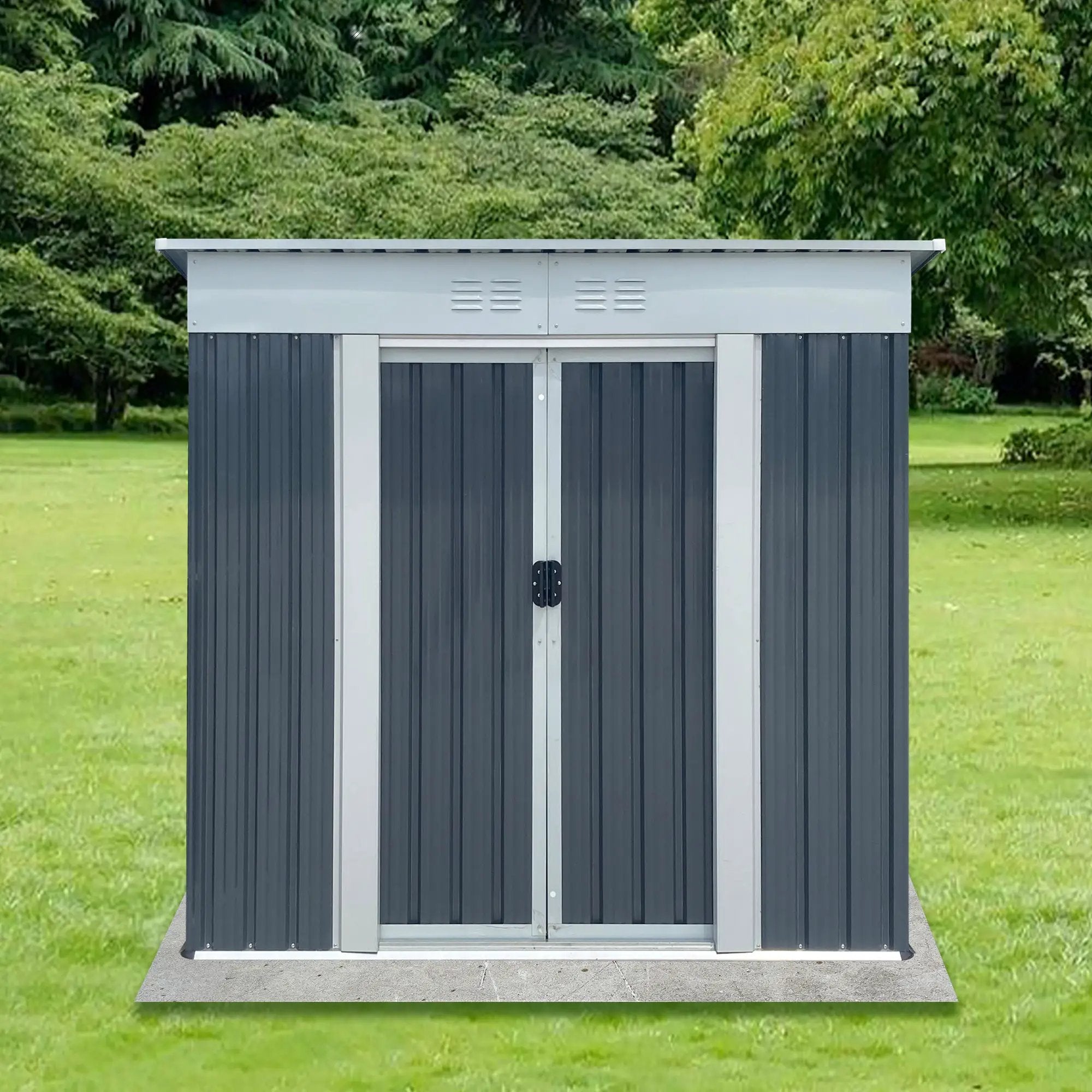 Outdoor Storage Sheds 6FTx4FT Pent Roof by HouseOfZazla