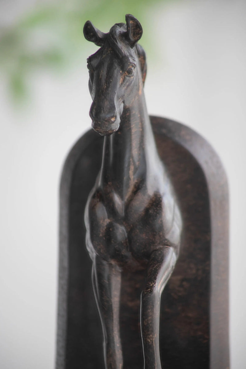 S/2 5x4x10.5' Trotting Horse Bookends by HouseOfZazla