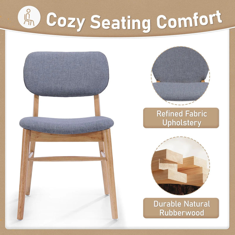 Voyager Upholstered Accent Chair With Splayed Legs And Wood Frame (Set of 2) by HouseOfZazla