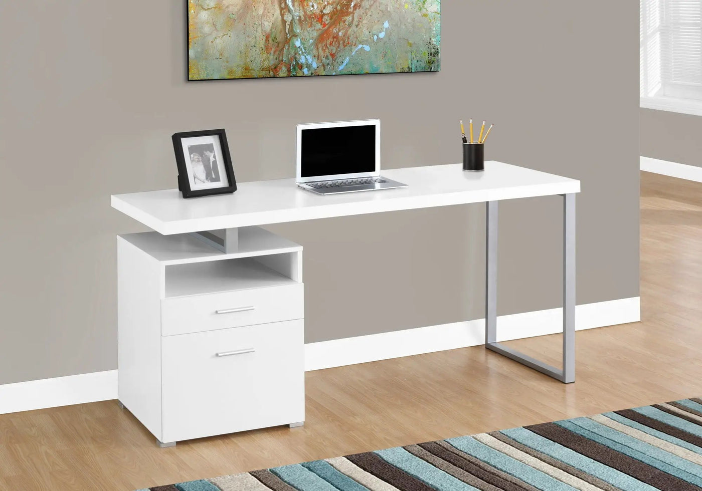 Computer Desk for Home Office with Storage Drawers by HouseOfZazla