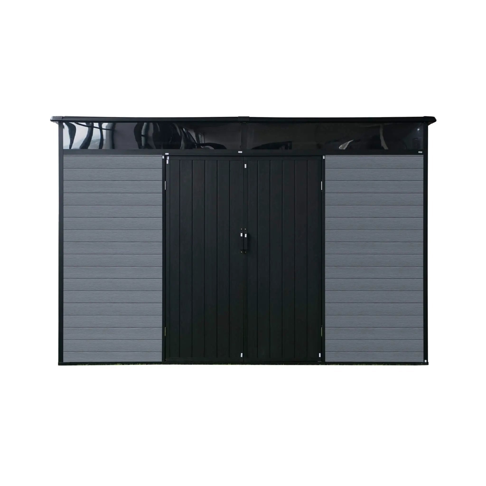 [07X10FT] Alora Outdoor Resin Garden Shed With Floor, Window, And Lockable Door (SAK25987) by SAKSBY WHOLESALE