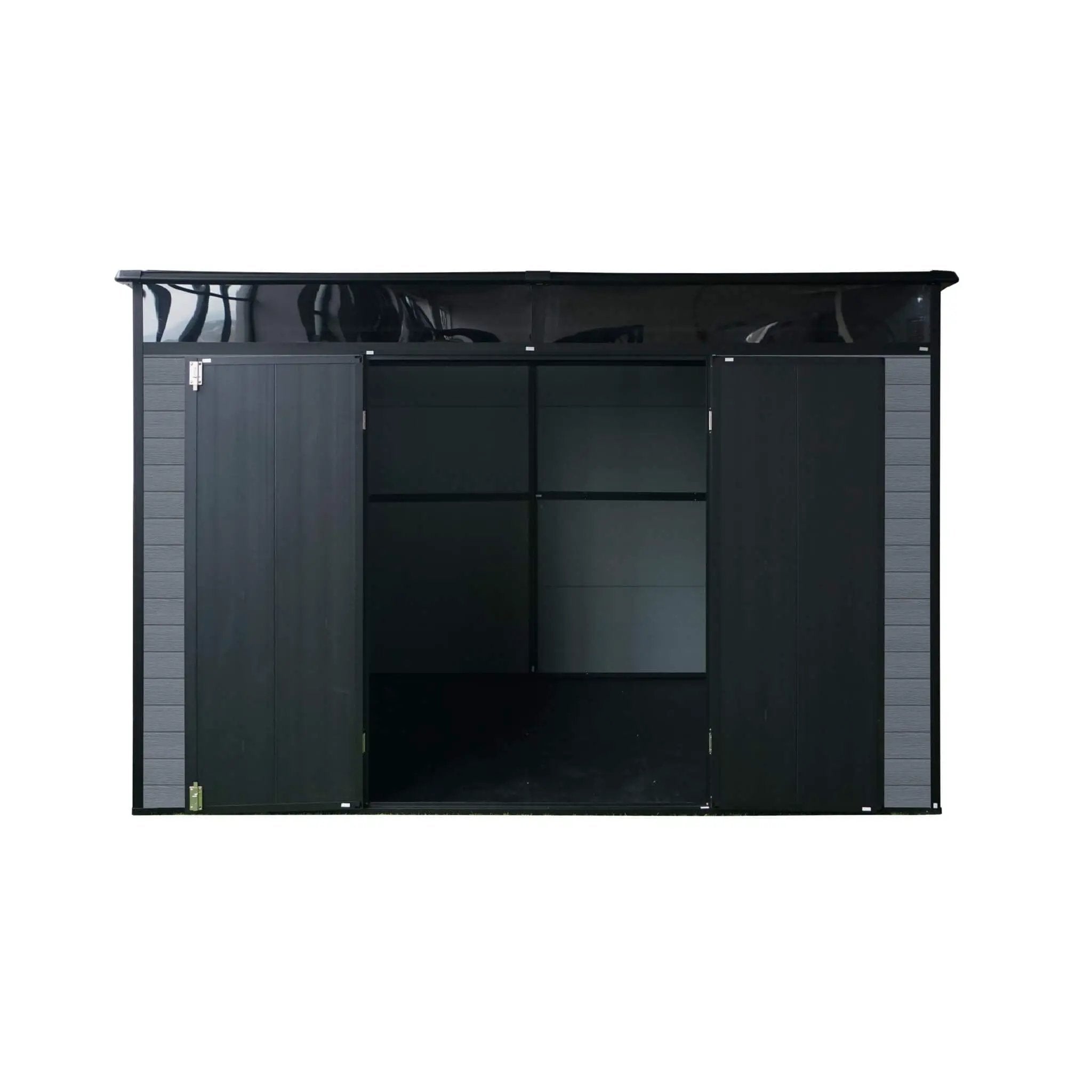 [07X10FT] Alora Outdoor Resin Garden Shed With Floor, Window, And Lockable Door (SAK25987) by SAKSBY WHOLESALE