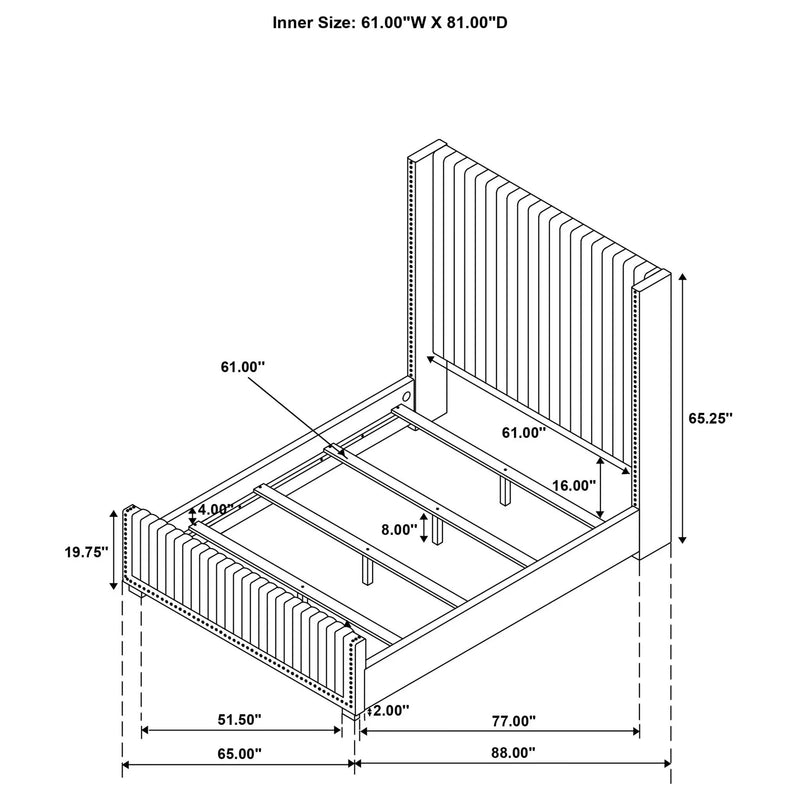 Ian - Upholstered Bed