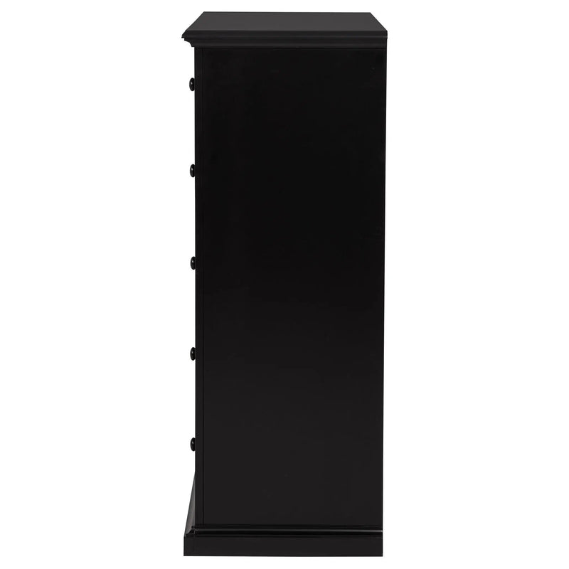 Sumerlin 6-drawer Bedroom Chest of Drawers Black by Unique Piece Furniture