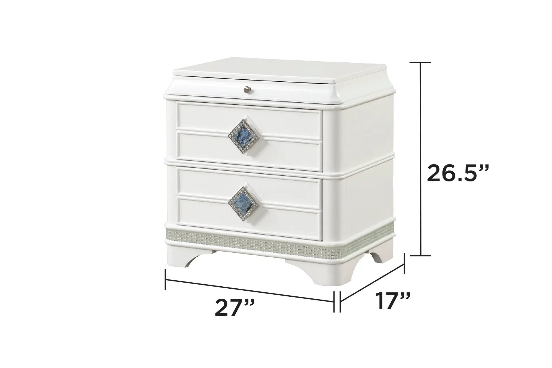 Laguna Modern Style 5 Piece King Upholstered Bedroom Set by HouseOfZazla
