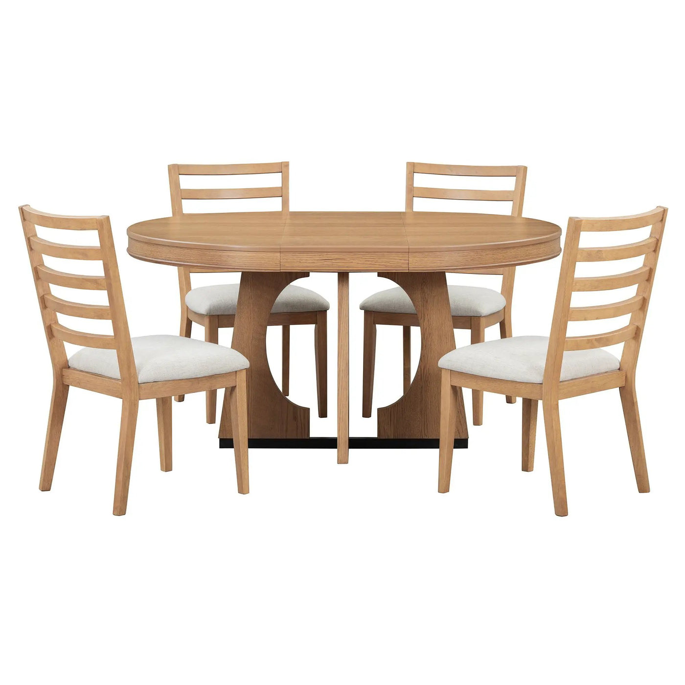 Round Dining Table Set For 4 With Chairs by Unique Piece Furniture