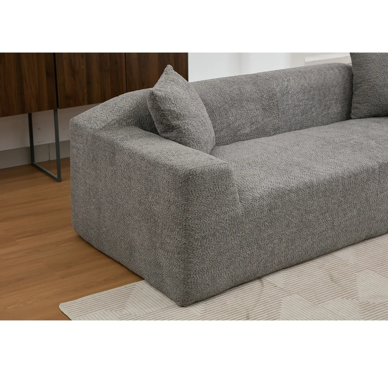 Modern 2 Piece Boucle Cloud Sofa Set by HouseOfZazla