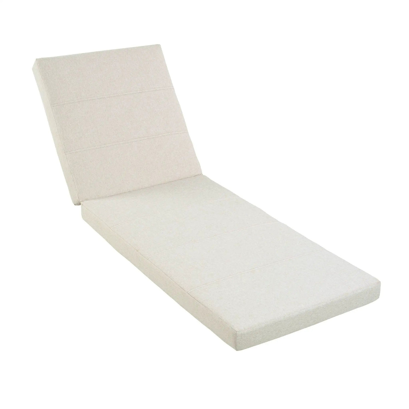 Outdoor Chaise Lounge Cushion Only, Water-Resistant Patio Lounge Chair Cushion With Removable Cover by HouseOfZazla