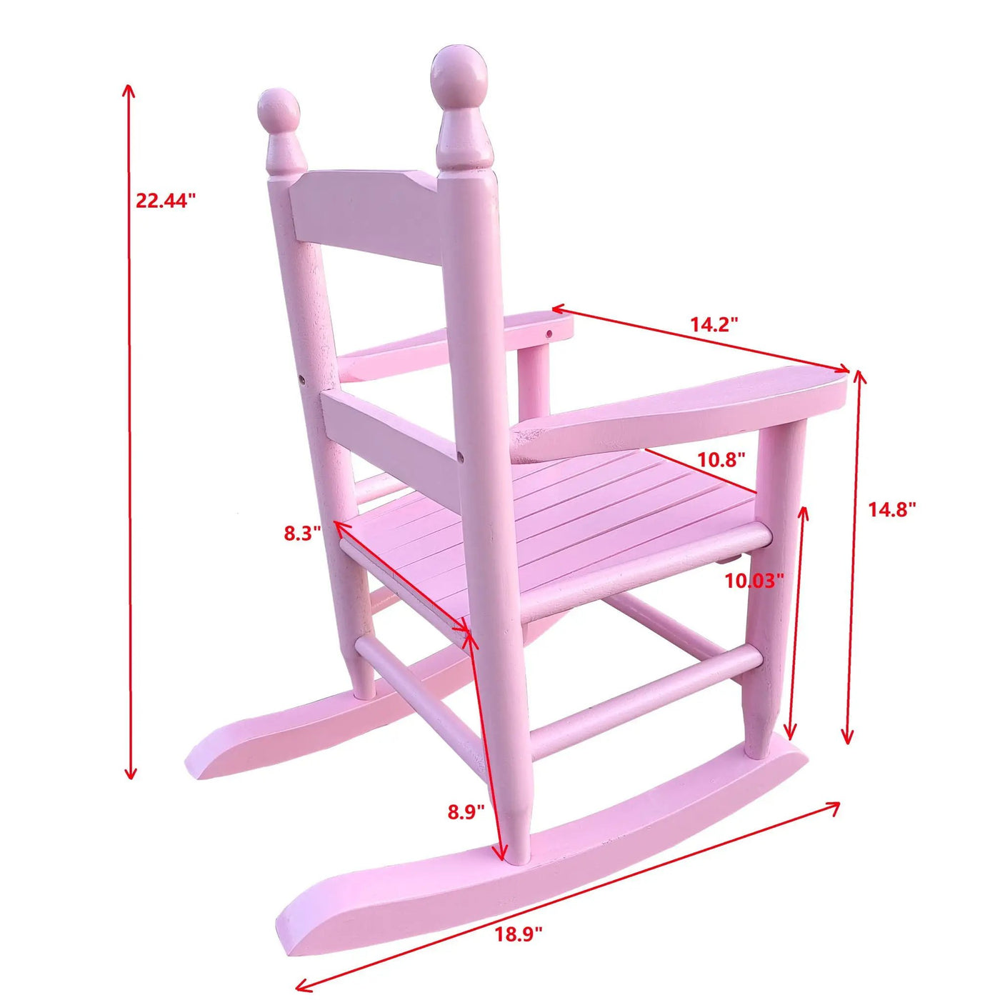 Children's Rocking Chair Indoor Or Outdoor, Suitable For Kids, Durable by HouseOfZazla