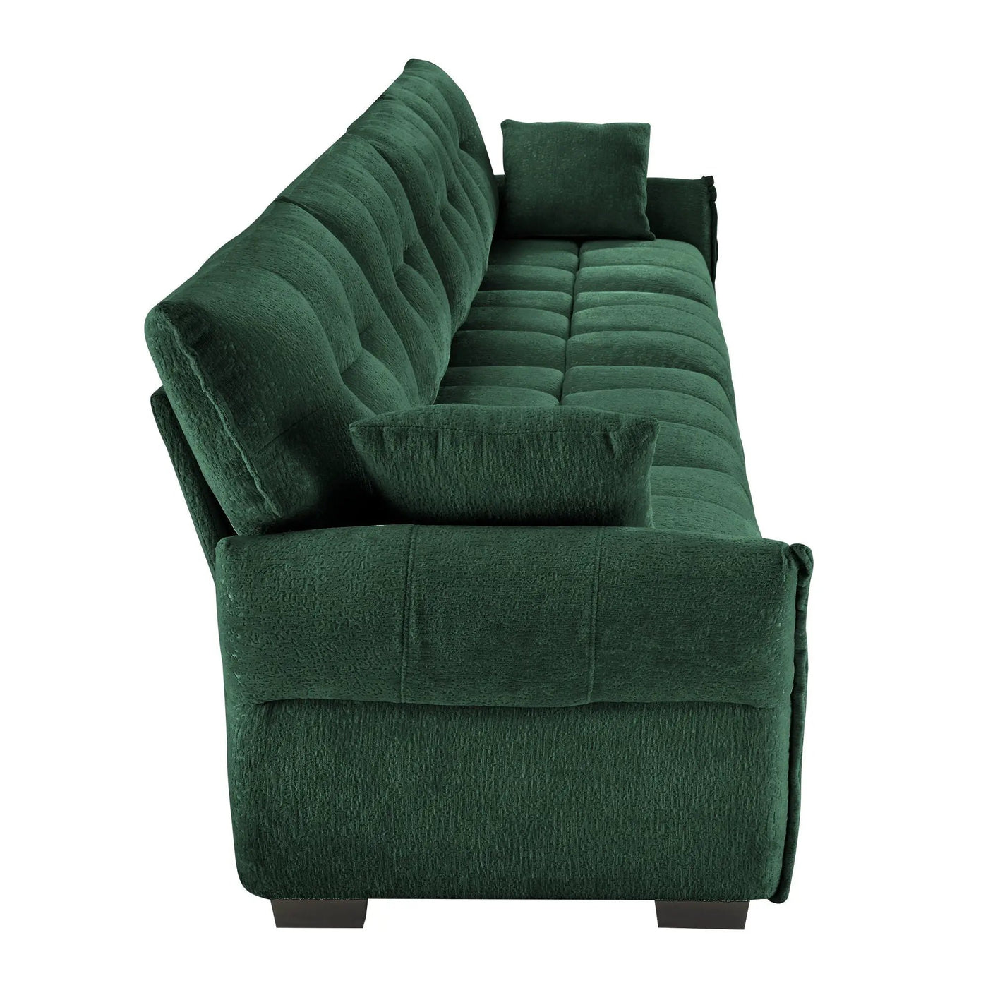 Modern Sofa & Pillows, Textured Cover, High Rebound Cushions by Unique Piece Furniture
