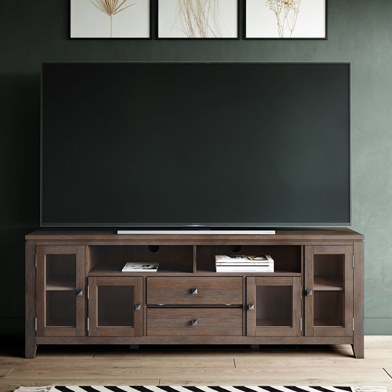 Cosmopolitan - Handcrafted Wide TV Media Stand by HouseOfZazla