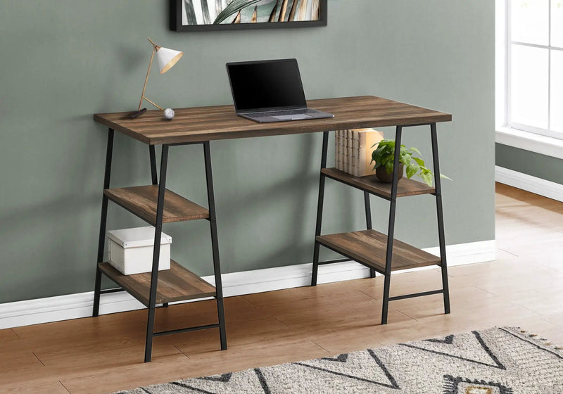 Computer Desk For Home Office, Laptop, Storage Shelves, Contemporary & Modern by Unique Piece Furniture