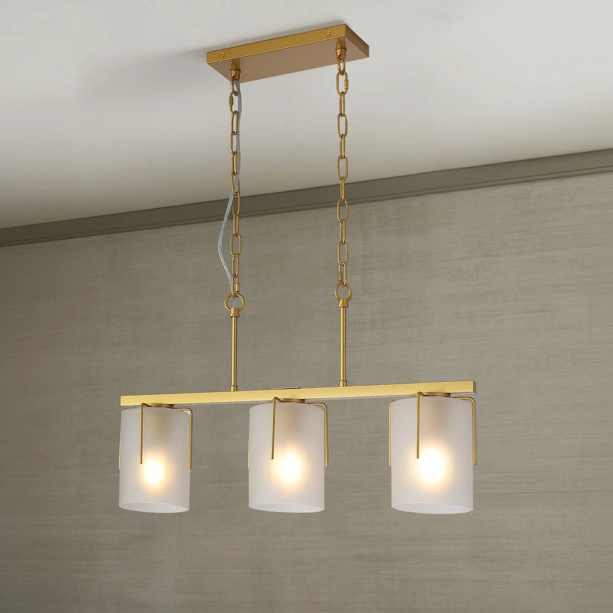 Adjustable Cylindrical Pendant Light by Unique Piece Furniture