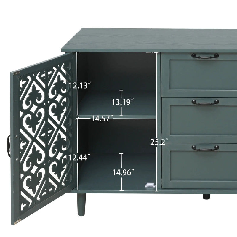 2 Door 3 Drawer Cabinet