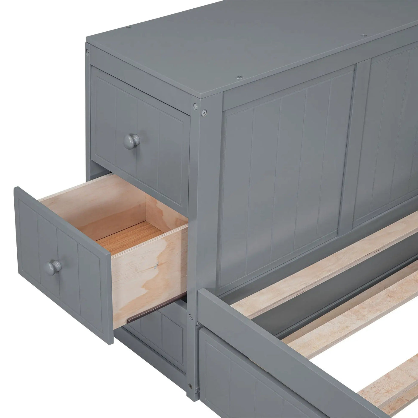 Daybed With Storage Arms, Trundle And Charging Station by HouseOfZazla