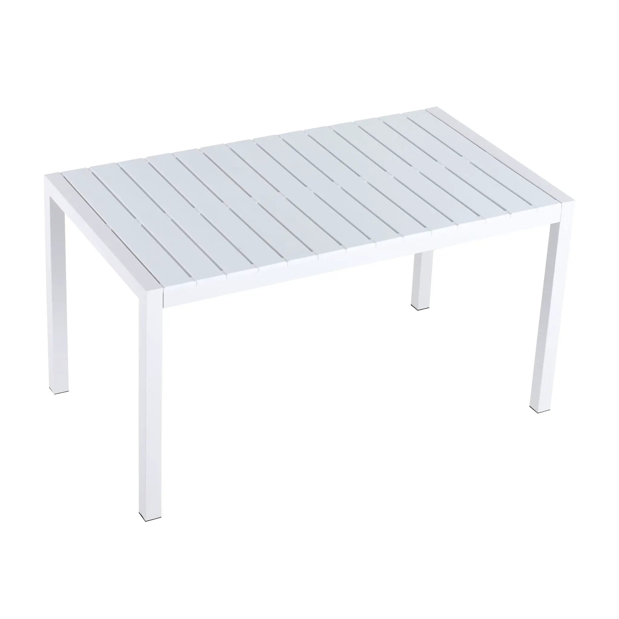 Modern Long Table with UV Resistant Powder-Coated Metal Legs by HouseOfZazla