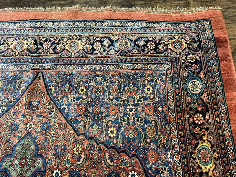 Antique Persian Bijar Rug 7x15 by Jewel Rugs