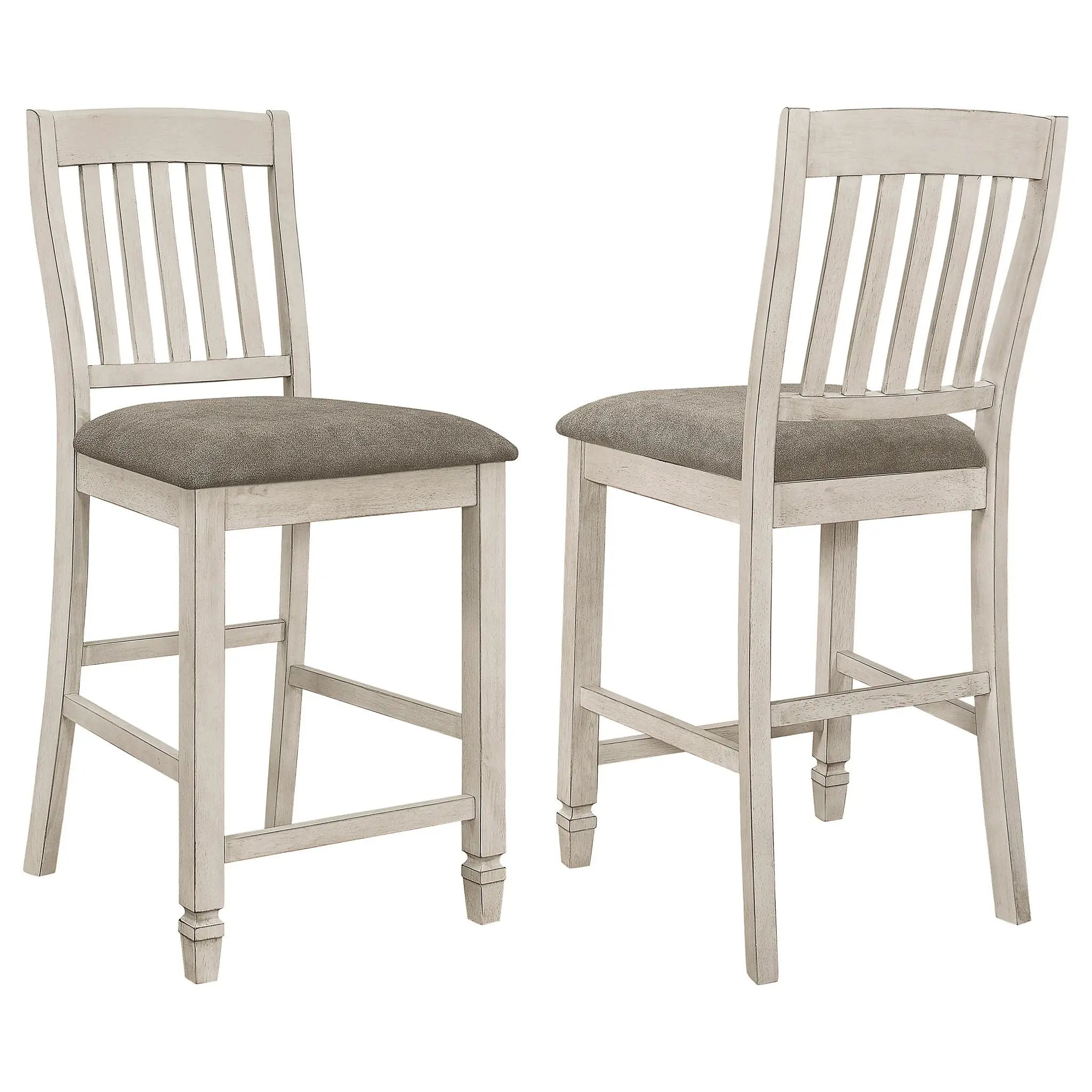 Counter Height Chair (Set of 2) - Ivory by HouseOfZazla