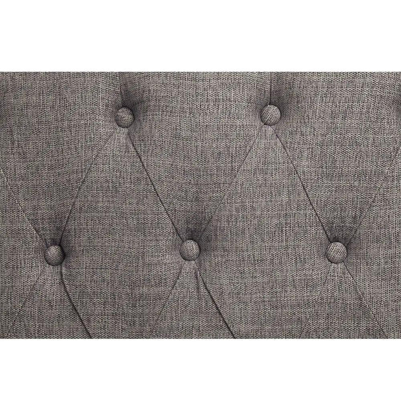 Florian - Chair - Gray Fabric & Antique White by Unique Piece Furniture