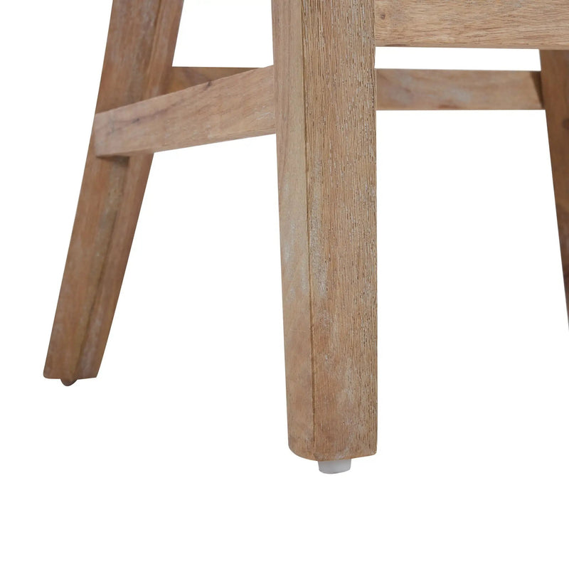 Upholstered Counter Height Bar Stools with Solid Rubber Wood Frame (Set of 2) by HouseOfZazla