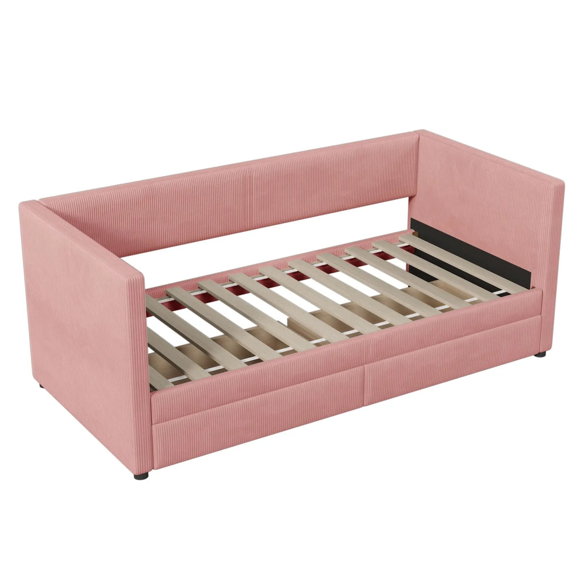 Daybed With Two Drawers And Wood Slat by HouseOfZazla