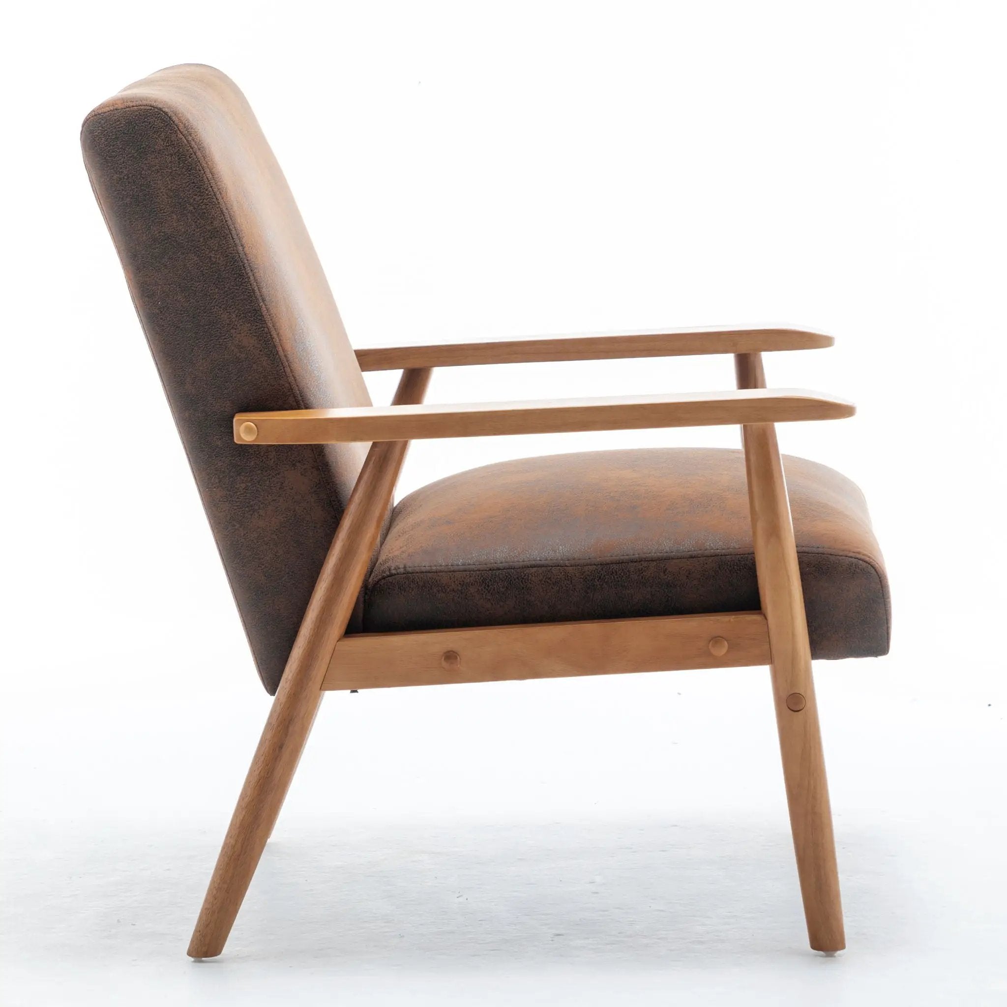 Wide Arm Chair - Light Brown by HouseOfZazla