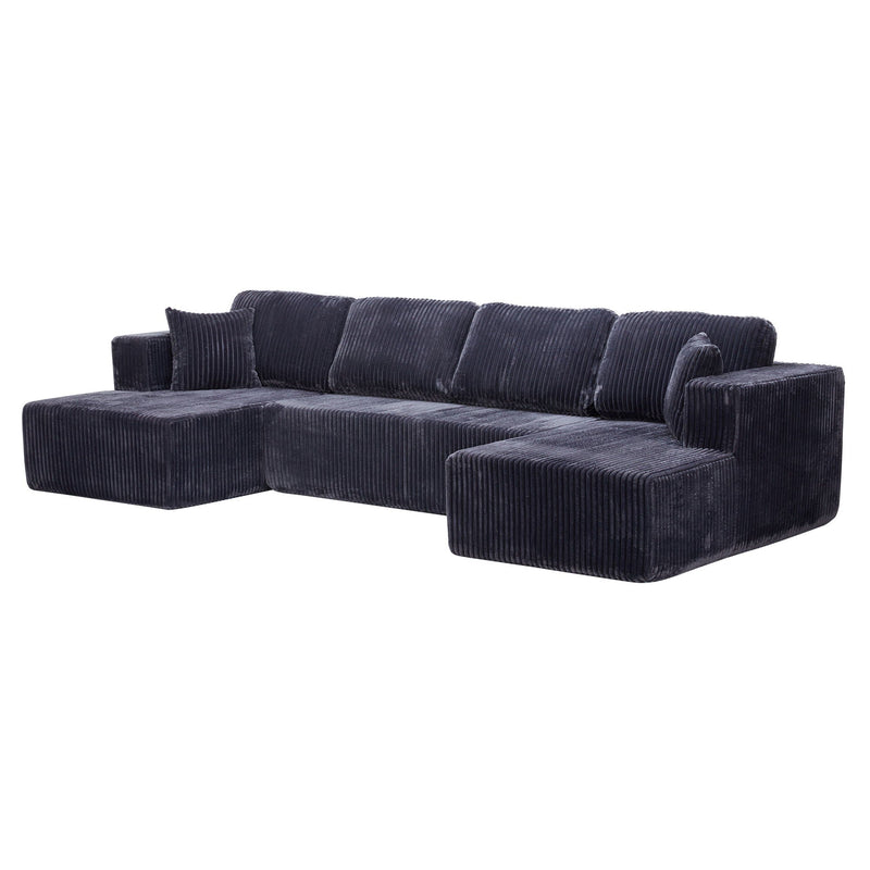 U-Shape Modular Sectional Sofa For Living Room by HouseOfZazla