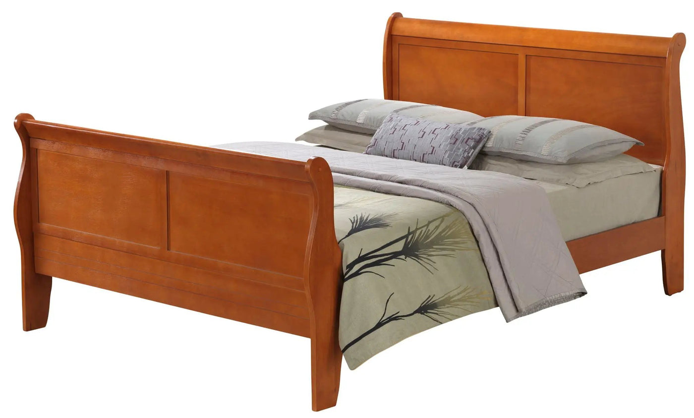 Panel Sleigh Bed by HouseOfZazla