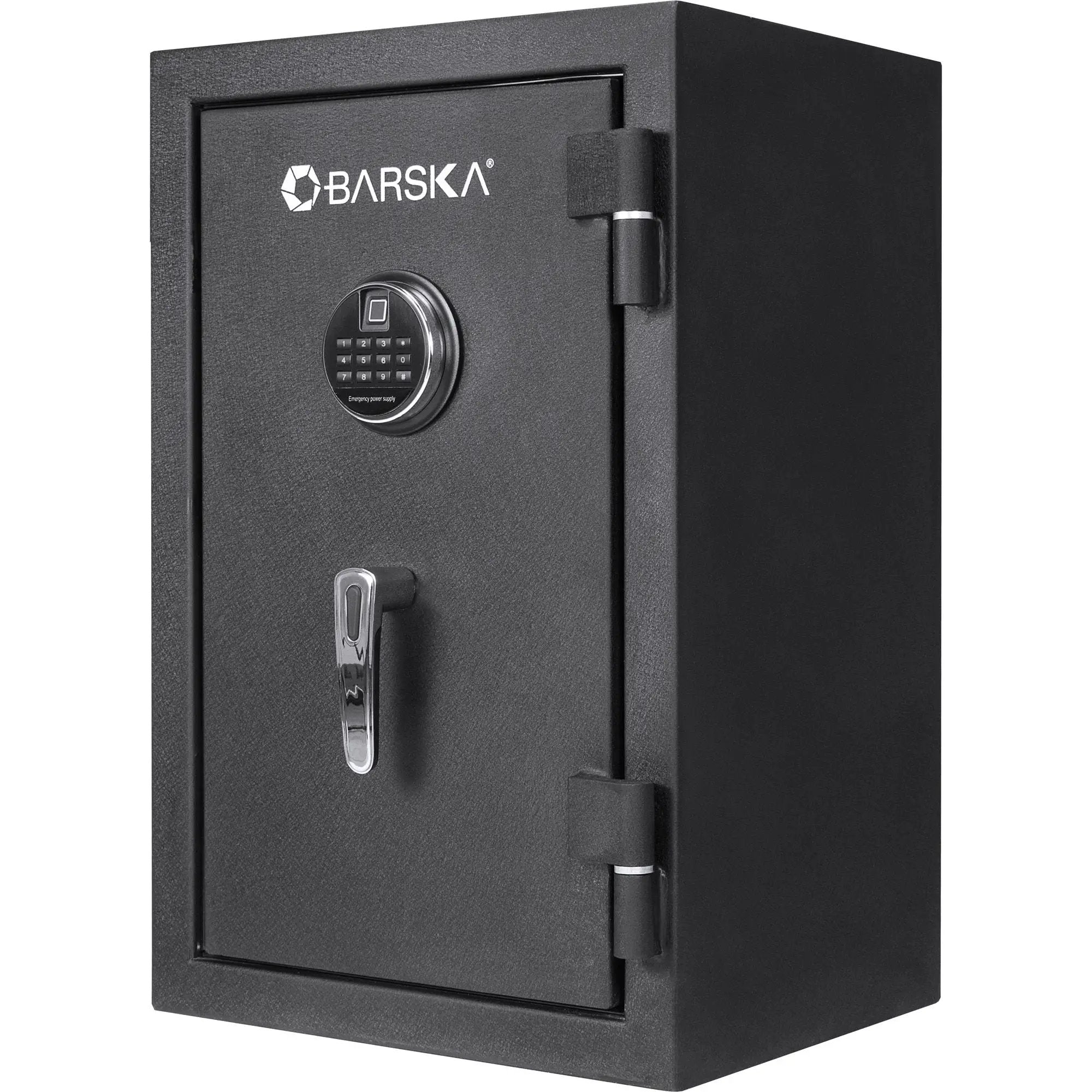 2.02 Cubic Ft Biometric Keypad Fire Resistant Safe - Black by HouseOfZazla