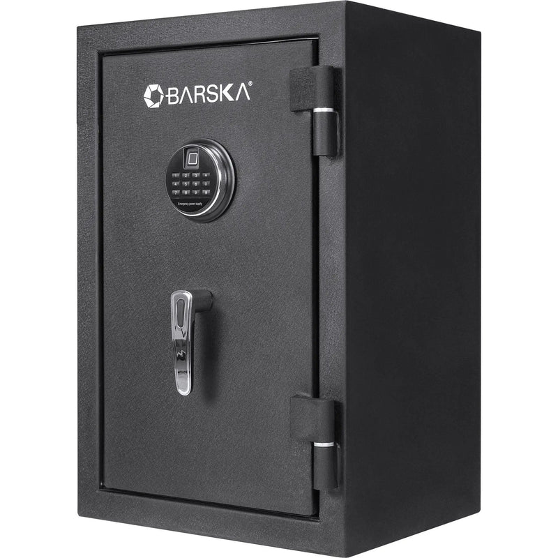 2.02 Cubic Ft Biometric Keypad Fire Resistant Safe - Black by HouseOfZazla